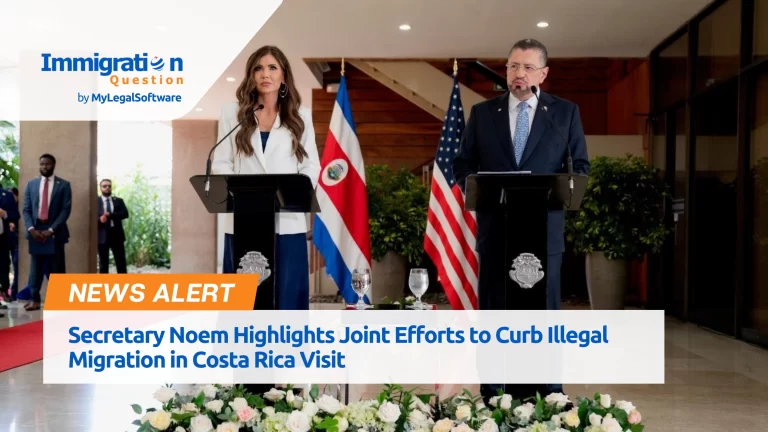 Secretary Noem Highlights Joint Efforts to Curb Illegal Migration in Costa Rica Visit