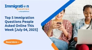 U.S. immigration officer reviewing legal documents during ICE check-in interview.