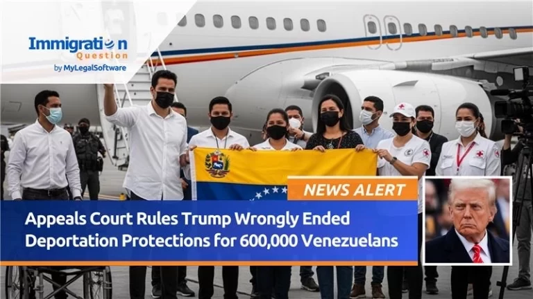A federal appeals court ruled that former President Trump wrongly ended deportation protections for 600,000 Venezuelans.