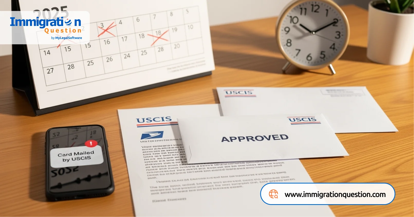 EAD processing times determine how long it takes to receive the card after approval.
