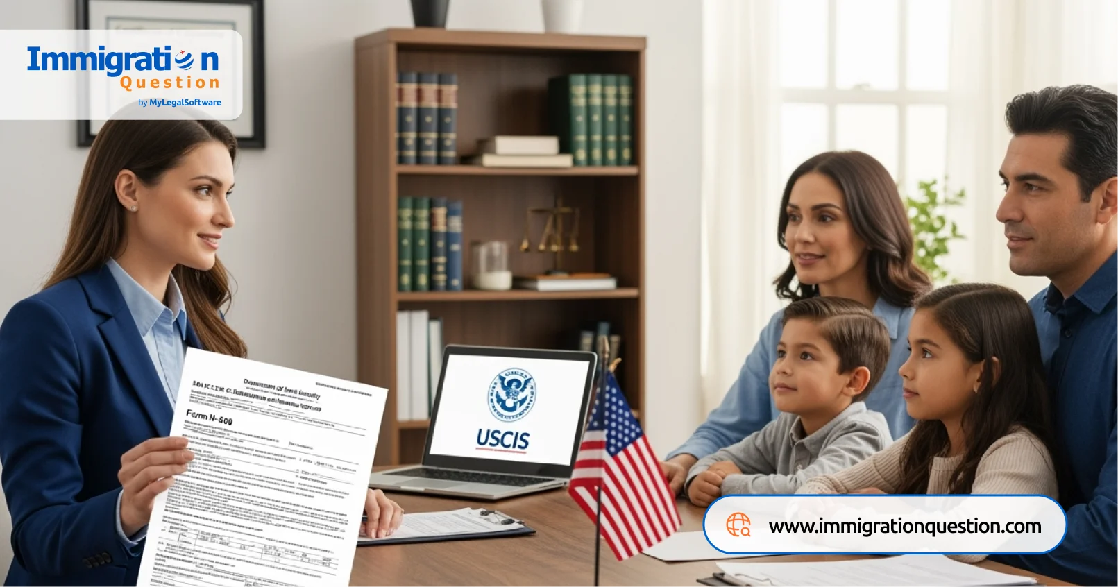 Form N-600 is used to apply for a Certificate of Citizenship.