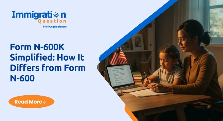 The n-600k grants citizenship to eligible children living abroad.