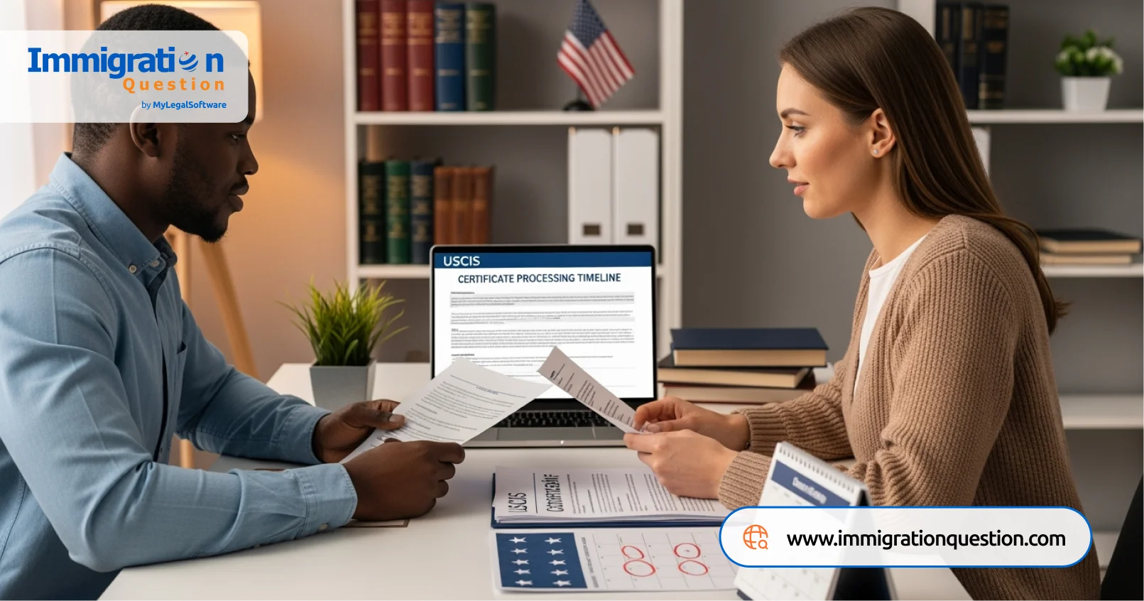 Processing times vary when you apply for certificate of citizenship for my child.