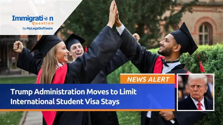 The Trump administration has moved to limit international student visa stays.