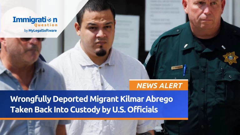 Wrongfully Deported Migrant Kilmar Abrego Taken Back into Custody by U.S. Officials
