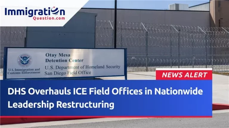 DHS ICE leadership restructuring