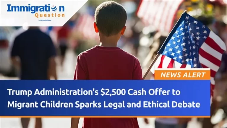 Trump $2,500 migrant children offer