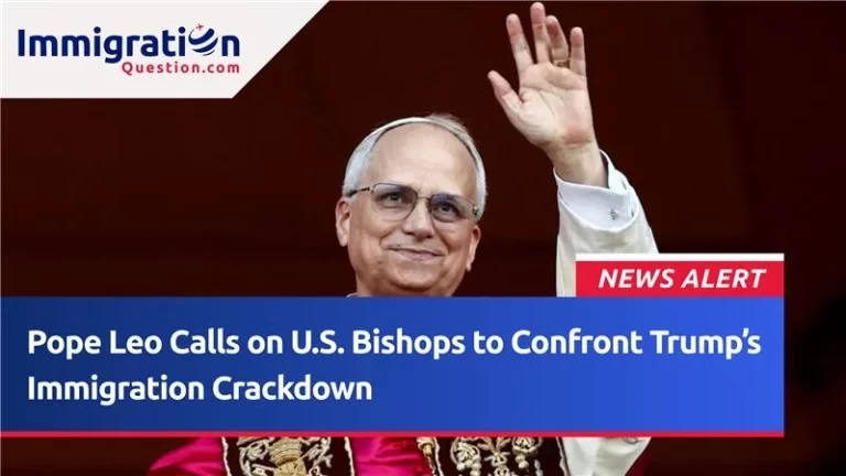Pope Leo immigration crackdown