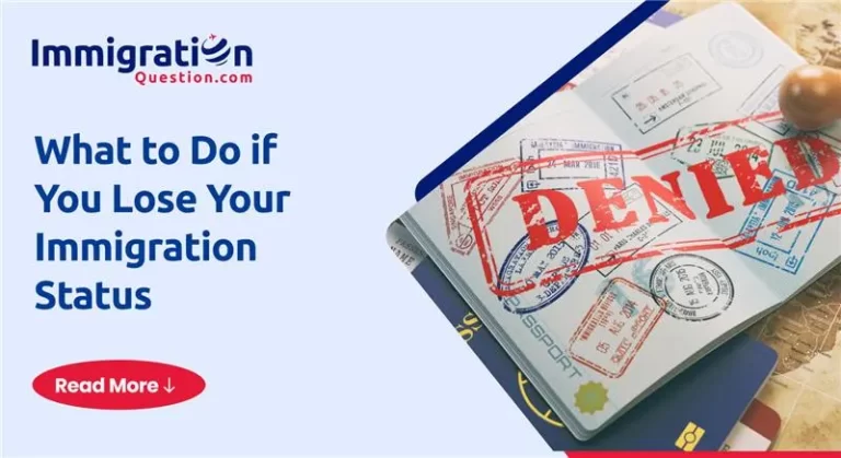 lost immigration status US