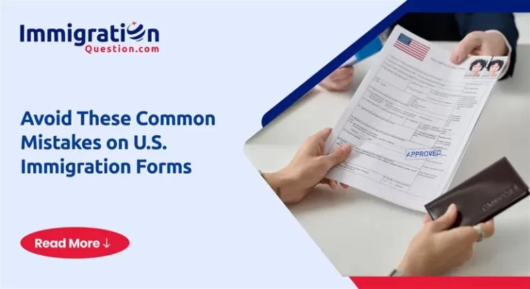 immigration form mistakes