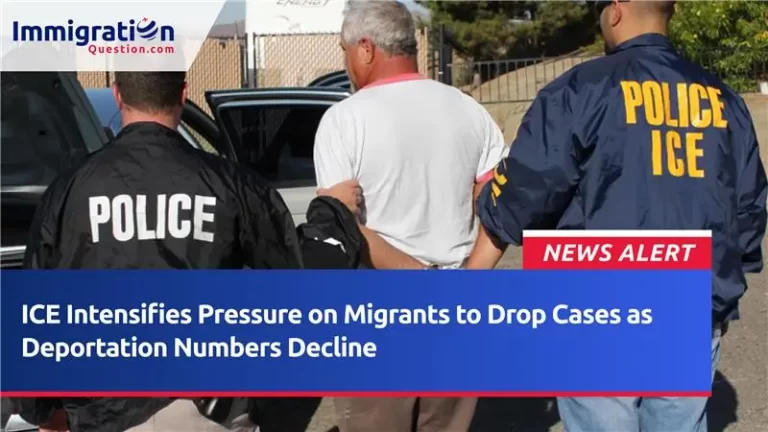 ICE Intensifies Pressure on Migrants to Drop Cases as Deportation Numbers Decline