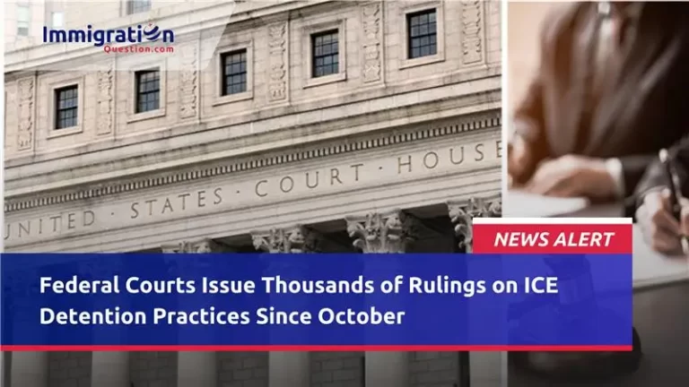 Federal Courts Issue Thousands of Rulings on ICE Detention Practices Since October